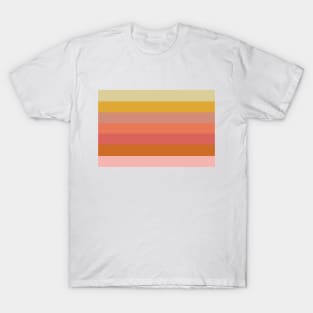 Boho Desert Sunset Stripes T-Shirt